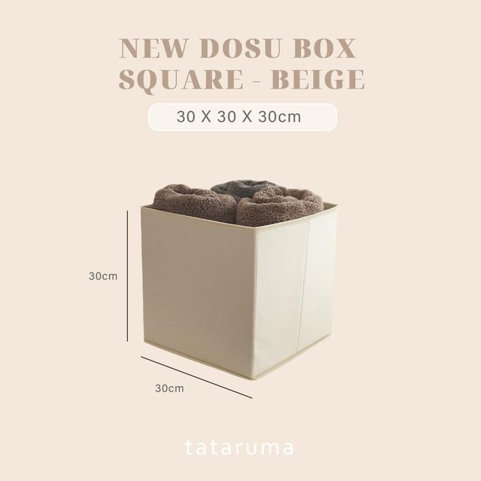 Gambar NEW DOSU BOX - Storage Organizer Box Serbaguna - BEIGE dari tataruma.co undefined Tokopedia