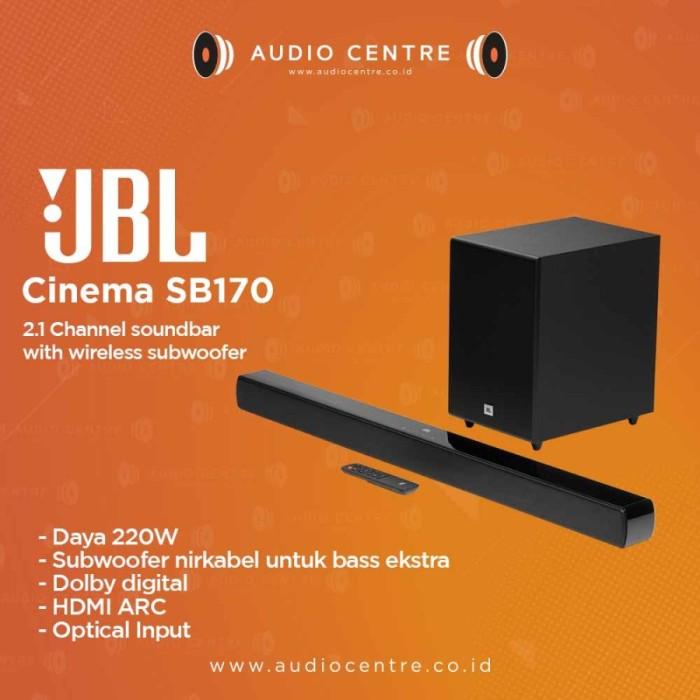 Jual JBL SB160 SB 160 Soundbar with Wireless Subwoofer channel - Main Image