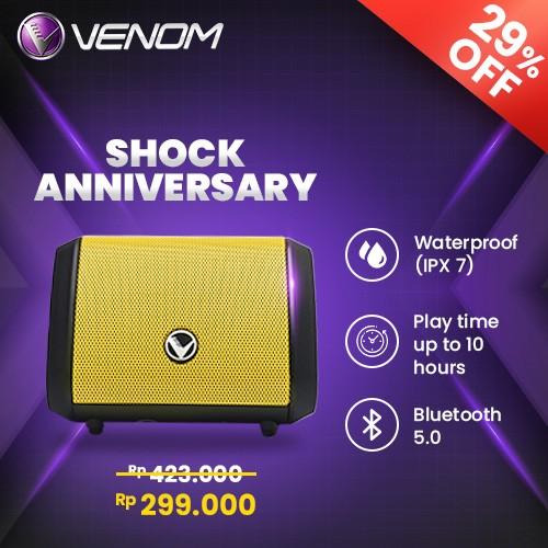 Gambar Ve-nom Baby Gear VBG 1 Speaker Bluetooth Portable - Kuning 033 dari Slamet Motor BDG undefined Tokopedia