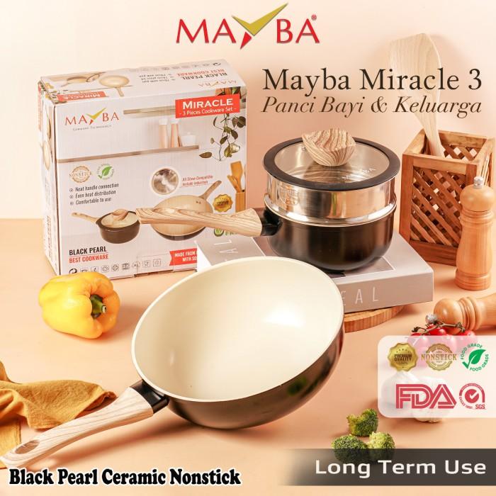 Gambar PTR PANCI SET BAYI Flower Sakura Cookware set - Peralatan dapur Mpasi - Miracle3Black dari arfatan33 undefined Tokopedia