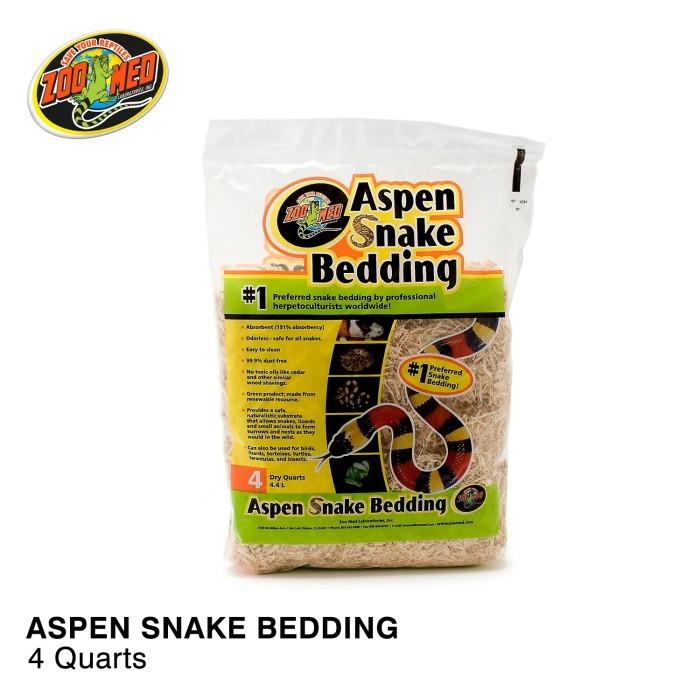 Gambar ZOOMED ASPEN SNAKE BEDDING SUBSTRATE ULAR 4.4 LITER PYTHON HOG NOSE dari darkchocolate undefined Tokopedia