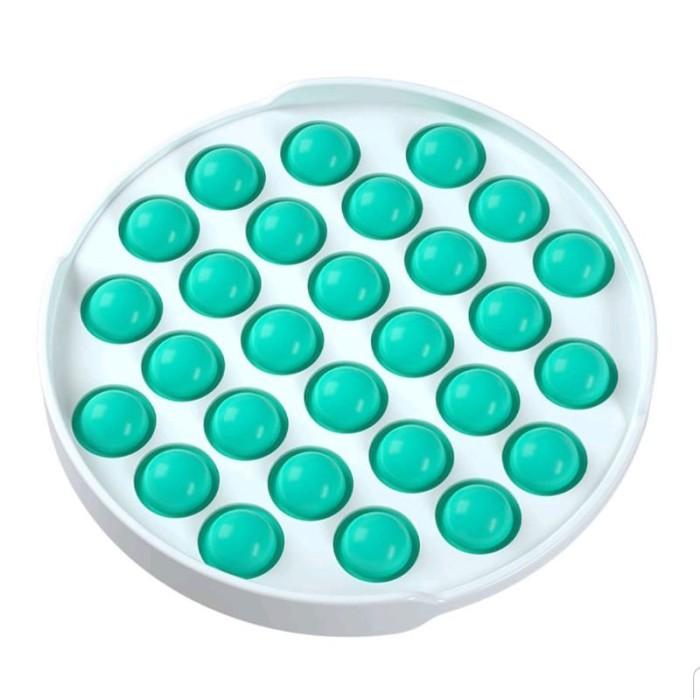 Gambar Simple Dimple Pop It Mainan Anak Murah Fidget Stress Relief Toy - Round Blue dari abaya galery undefined Tokopedia