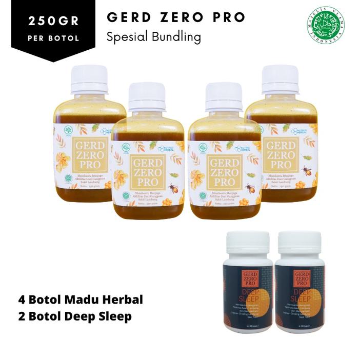 Gambar Paket Hemat 4 Botol Gerd Zero Pro Gratis 2 Botol Deep Sleep Capsule dari GEBYRA_MART undefined Tokopedia
