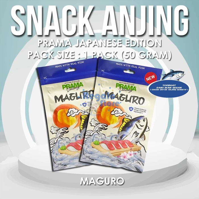 Gambar SNACK ANJING PRAMA DOG SNACK JAPANESE FISH COLLECTION - MAGURO dari Regalo ID Store undefined Tokopedia