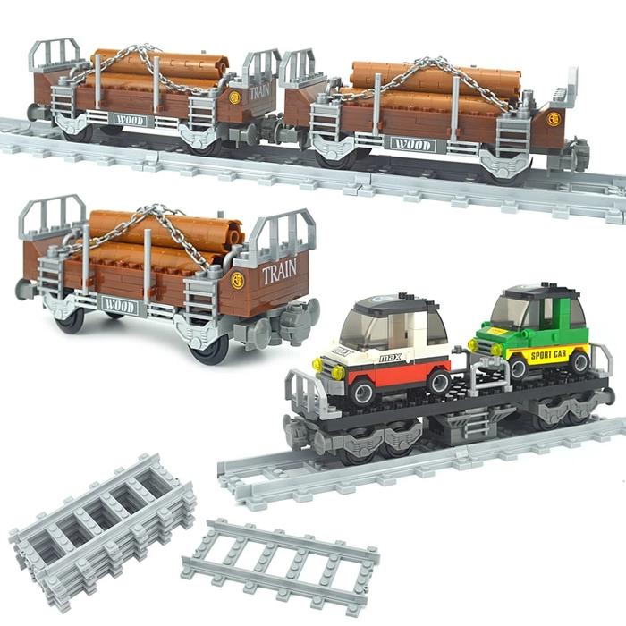 Gambar Building Blocks Train Model sets Compatible All Brands Freight train dari tokosarbini2 undefined Tokopedia