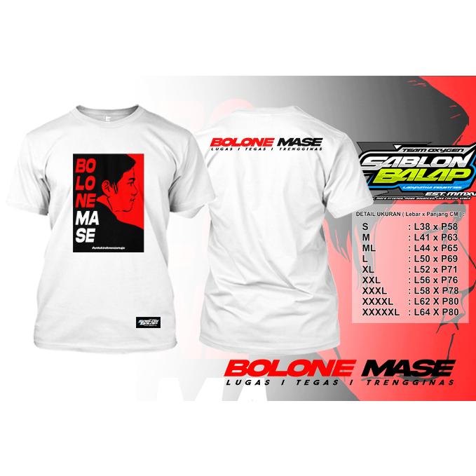 Gambar Kaos Bolone Mase Relawan Gibran Rakabuming Prabowo Gibran Free Stiker - Putih, XXXXXL dari Ladynatha_Clothing undefined Tokopedia
