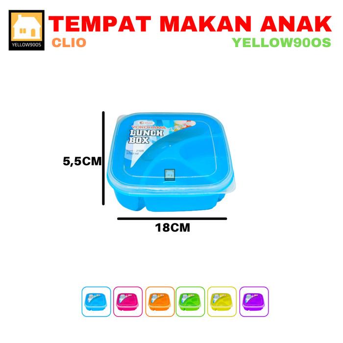 Gambar Grosir Lunch Box - Tempat Makan - Souvenir Ultah Clio Yokohama - Biru dari Yellow90 OnlineShop undefined Tokopedia