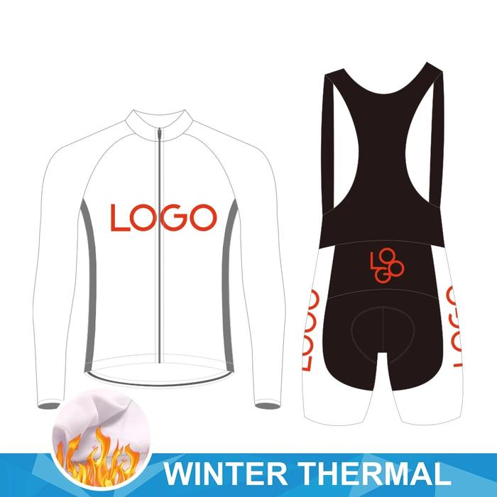 Gambar Man Custom Made Cycling Jersey Vest Winter Fleece Clothing Long dari Zeonova undefined Tokopedia