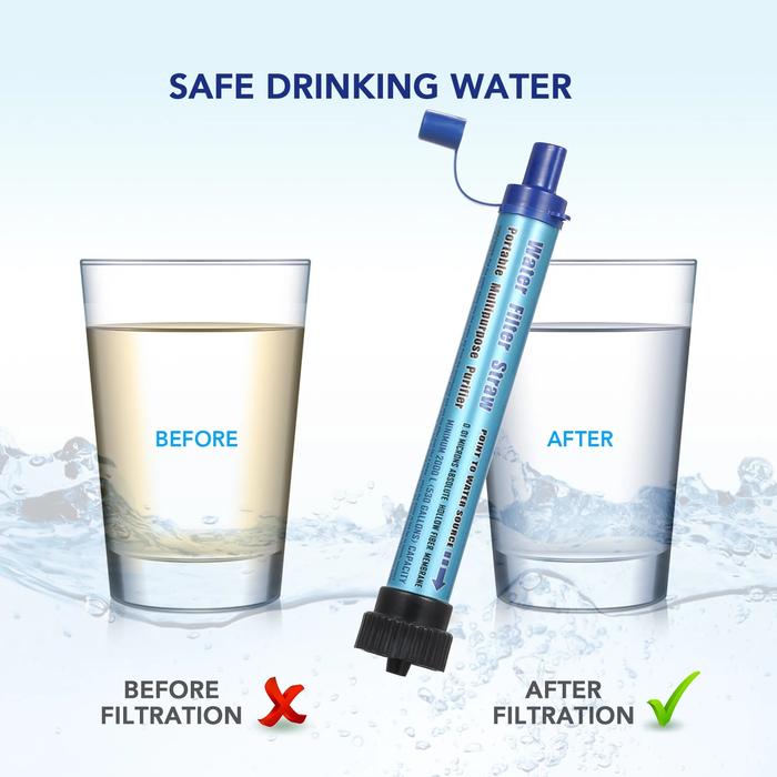 Gambar Camping Water Filter Straw Water Purifier Filtration System Bottom dari Ziventa undefined Tokopedia