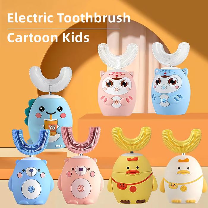 Gambar Smart 360 Degrees Sonic Electric Toothbrush Children Silicon U shape dari Adrienne Mall undefined Tokopedia