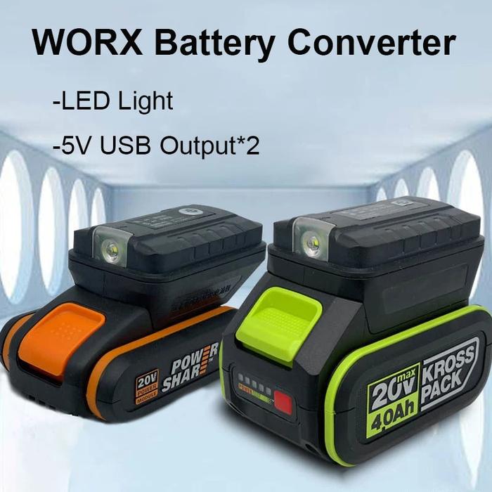 Gambar WORX Battery Converter Mobile Phone Charging Converter Portable dari Hyper martt undefined Tokopedia