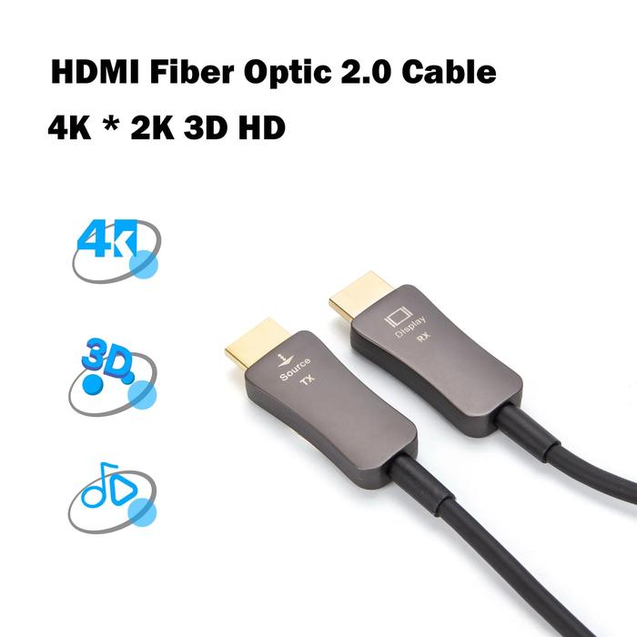 Hdmi Fiber Optical Cable 4k 60hz Hdmi Fiber Extension Cable 18gbps