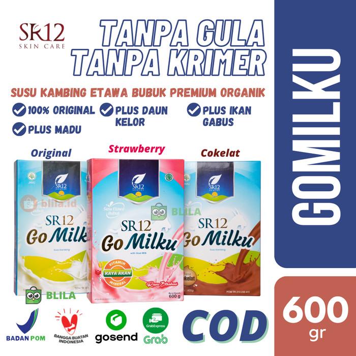 Gambar Susu Kambing Etawa Bubuk GOMILKU SR12 600g GO MILKU BPOM Plus Madu - Original 600gr dari Ca-risyya undefined Tokopedia