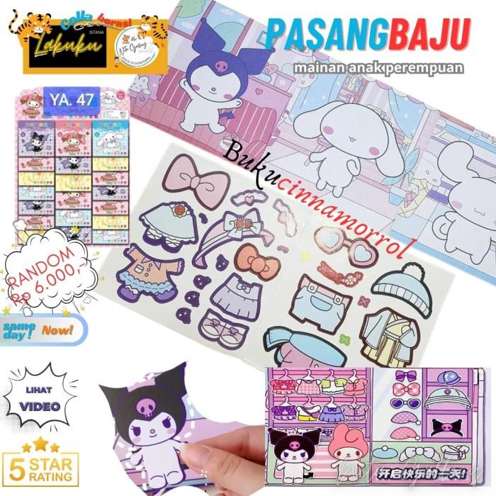 Gambar Cinnamoroll Kuromi Buku Mainan Sanrio Mainan Edukasi Busy Book Buku Ak - mini cinamor  dari The Nita’s Gallery 02 undefined Tokopedia