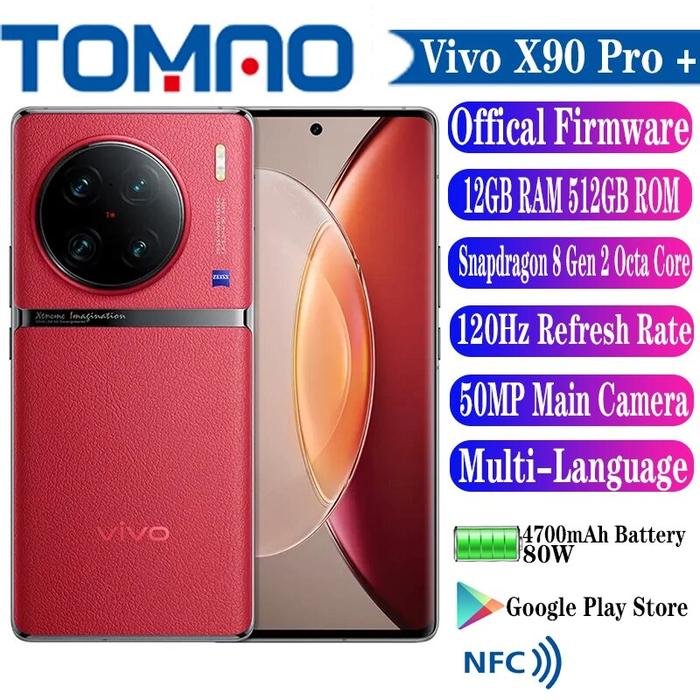 Gambar Vivo X90 Pro + Plus 5G SmartPhone 6.78" 2K E6  Snapdragon 8Gen2 50MP dari Hyper martt undefined Tokopedia