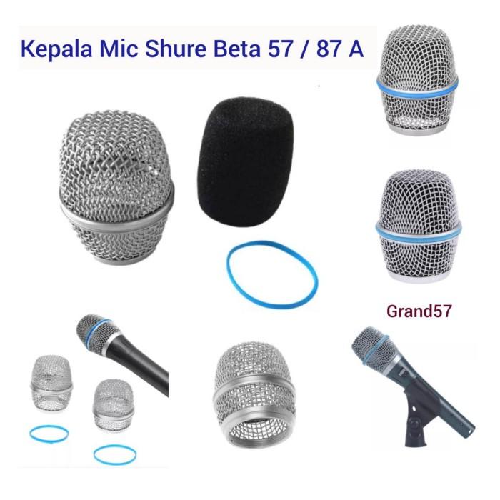 Gambar Kepala Microphone Mic Shure Beta 57A 87A Beta 57 87 A Grill Head Mesh dari grand57 undefined Tokopedia
