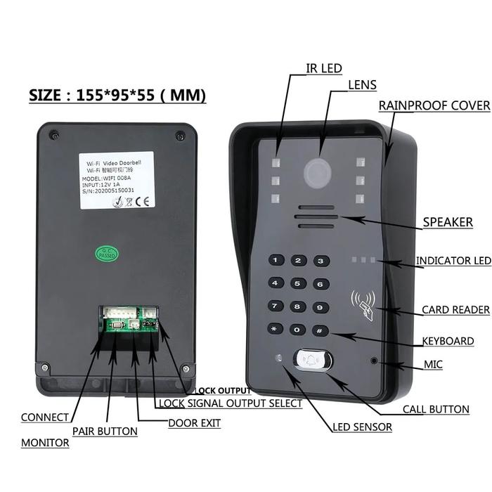Intercom System Ring Doorbell Customer Service Number Indomita Wired Video  Intercom System,Outdoor Door Phone Street