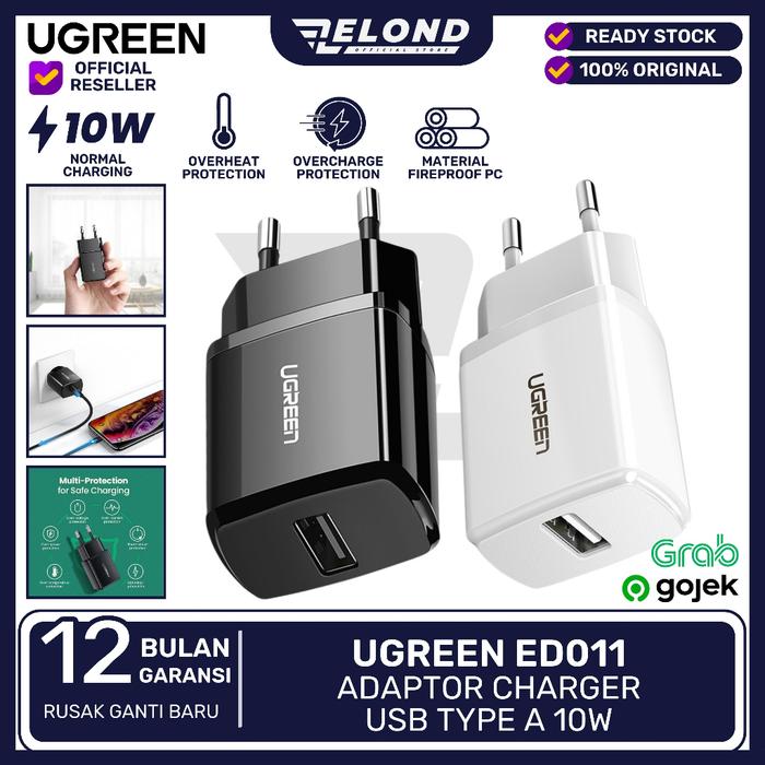 Jual UGREEN Charger 10W USB Type A Fast Charging 5V/2A iPhone