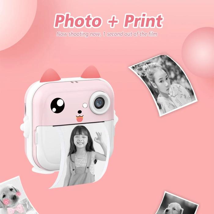 Gambar Crouch Instant Print Photo Kids Camera Mini Thermal Printer Video dari Hyposia Store undefined Tokopedia