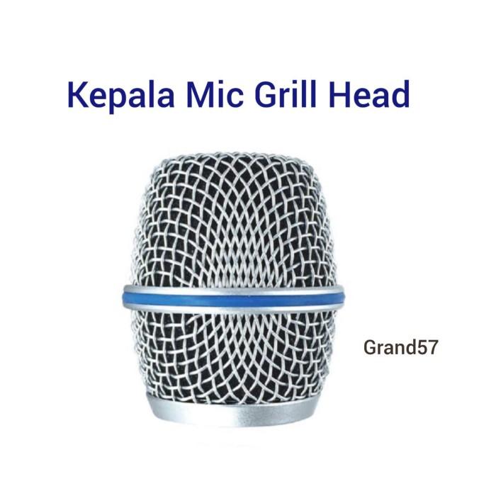 Gambar Kepala Mic Microphone Grill Head Universal Shure Beta Kepala Tutup Mic dari grand57 undefined Tokopedia