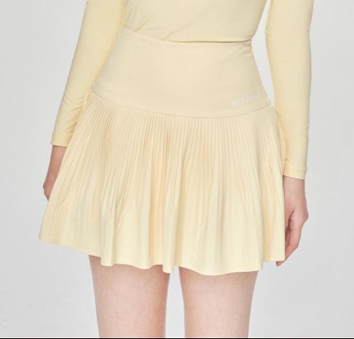 Gambar Baju Polo Shirt & Rok Wanita Set long Sleeve Yellow NET-633 - Rok, XS dari Fairway Golf Store ID undefined Tokopedia