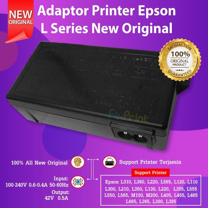 Gambar Adaptor Epson Printer L3210 L3216 L4260 L5290 L6260 L6270 L6290 / L121 - L110 NEW dari FixPrint Indonesia undefined Tokopedia