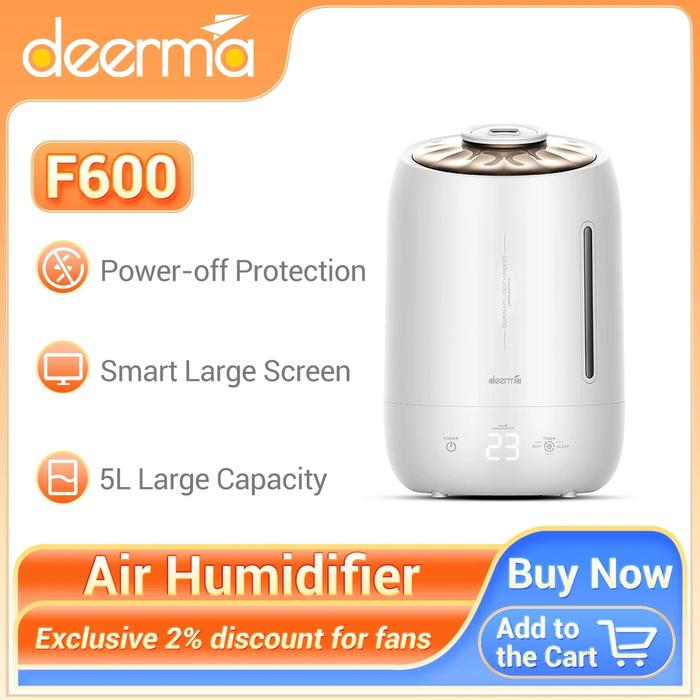 Gambar Deerma F600 Air Humidifier Aromatherapy humidifiers Diffusers  5L dari Fiorella Mall undefined Tokopedia