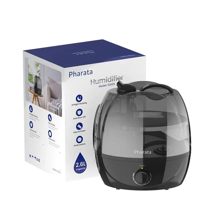 Gambar Pharata 2.6L Air Cool Mist Humidifiers Small Ultrasonic Humidifier dari HESPERIA undefined Tokopedia