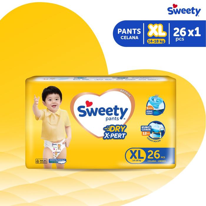 Gambar Sweety Bronze Dry X-Pert Pants S38 / M32 / L28 / XL26 / XXL24 - SWTY BRNZ XL26 dari Laleeta Babyshop undefined Tokopedia