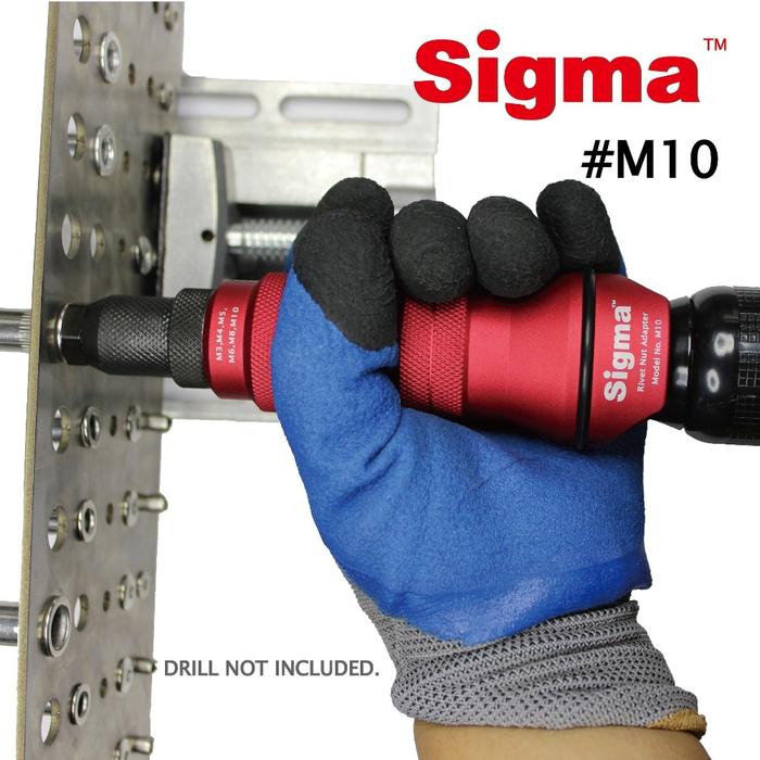 Jual Sigma #M10 HEAVY DUTY Threaded Rivet Nut Drill Adapter OIMPORT ...
