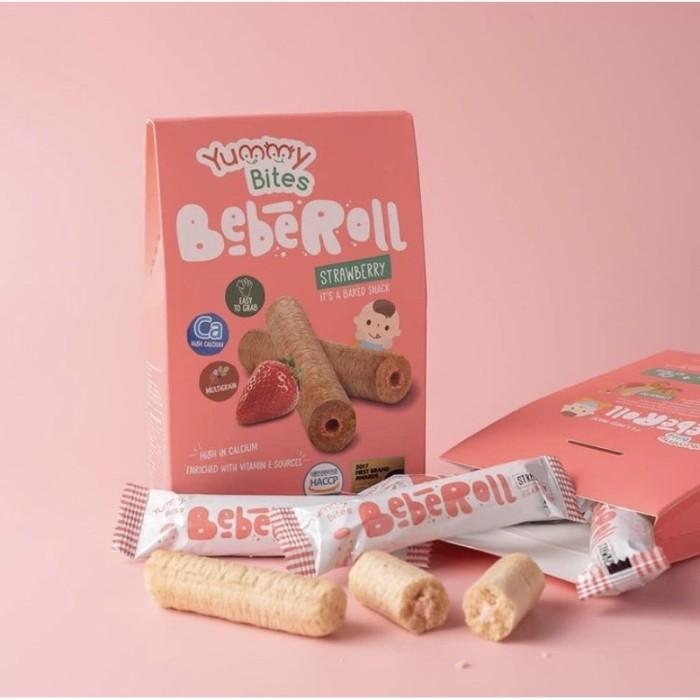 Gambar Yummy Bites Beberoll Bebe Roll 6 Rasa 40Gr / Biskuit Bayi / Snack Bayi - Strawberry dari aasteriashop undefined Tokopedia