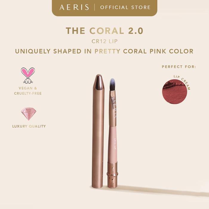 Gambar ORIGINAL Aeris Beauté The Coral 2.0 CR12 Individual Brushes Lip Brush - CR12 dari Tokokukiniku undefined Tokopedia