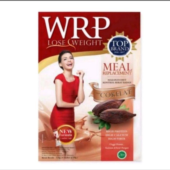 Gambar WRP Meal Replacement Lose Weight Rasa Coklat 324 gr isi 6 Sachet dari Basyiruddin tokostore undefined Tokopedia