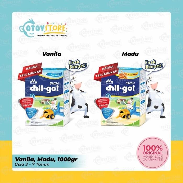 Gambar [Bine] Chil Go Powder 3+ Vanila Madu 1000 Gram / Susu Chilgo 3 1000G dari Bainne undefined Tokopedia