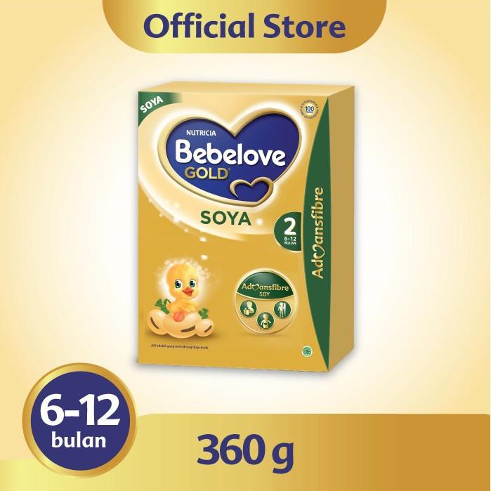 Gambar [Bine] Bebelove Gold Soya 2 Formula Soya Bayi Bubuk 360 Gr dari Bainne undefined Tokopedia