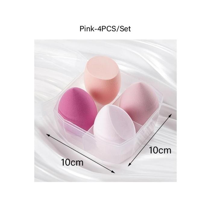 Gambar Sponge Make Up Beauty Blender Spons Bedak Blending - 4Pcs-Pink dari Soya Global undefined Tokopedia