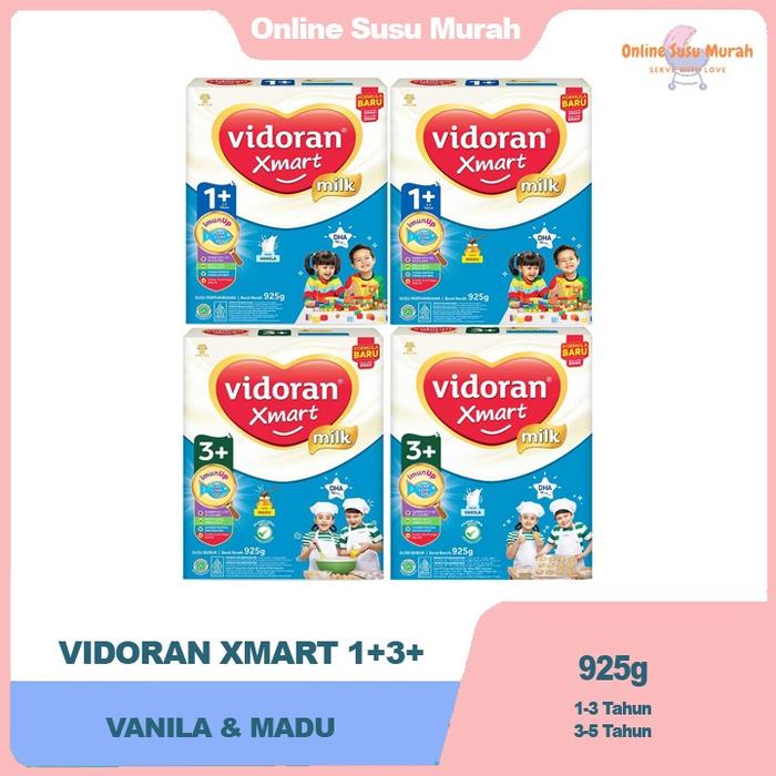 Gambar [Bine] Vidoran Xmart 1+3+ Vanila Madu Imun Up Susu Formula All Varian dari Bainne undefined Tokopedia