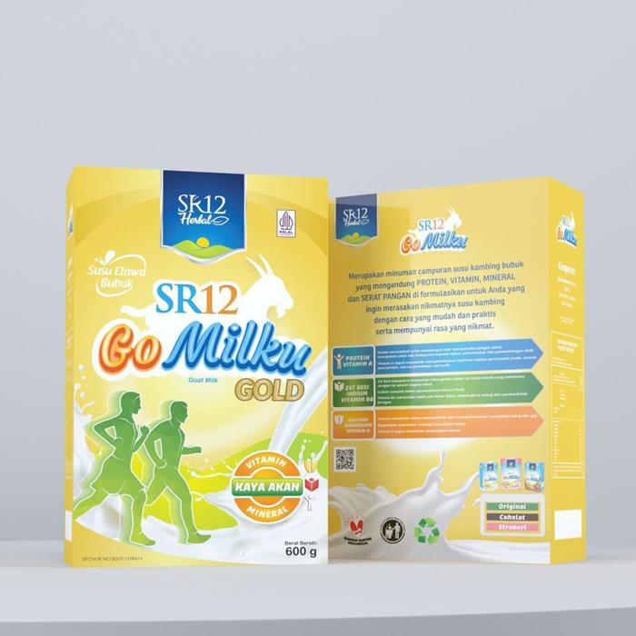 Gambar GoMilku Gold by SR12  Go Milku Gold  Susu Kambing Khusus Lansia dari tokostore Amal undefined Tokopedia