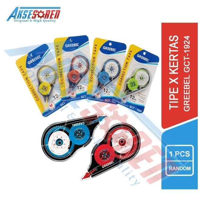 Gambar Tipe X Kertas Greebel [GCT-1924] / Correction Tape / Koreksi Pita Roll - Random dari Aksesoren Kab. Indramayu Tokopedia