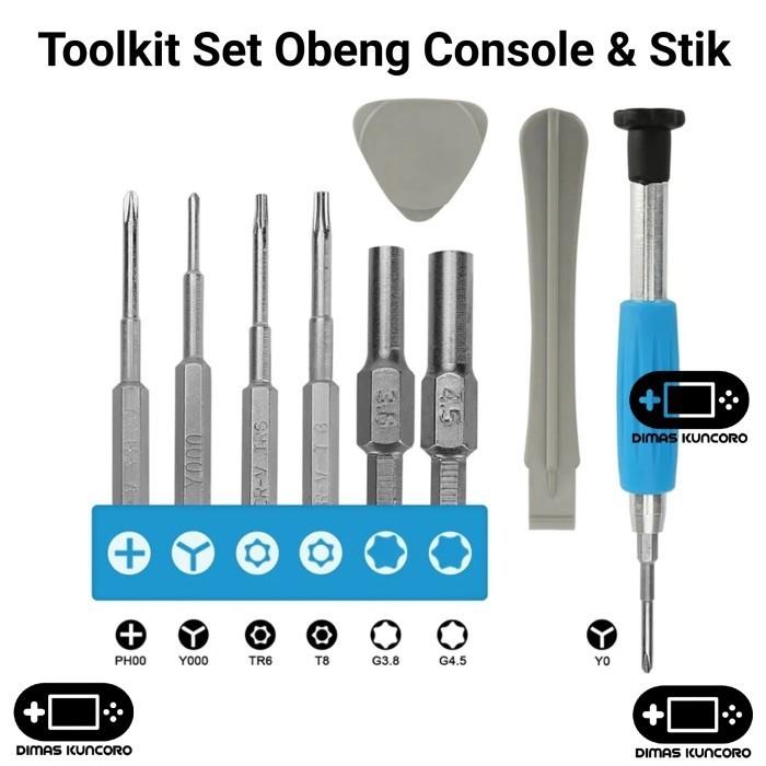 Gambar Toolkit Set Obeng CONSOLE STIK nintendo switch joycon y triwing v1 v2 - Console & Stik dari hima shoop undefined Tokopedia