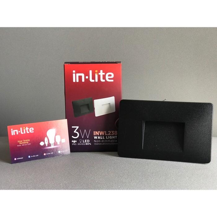 Gambar LAMPU DINDING / WALL LIGHT INLITE 3 WATT INWL238 - Hitam, Kuning - Hitam, Kuning dari Gallery Lampu undefined Tokopedia
