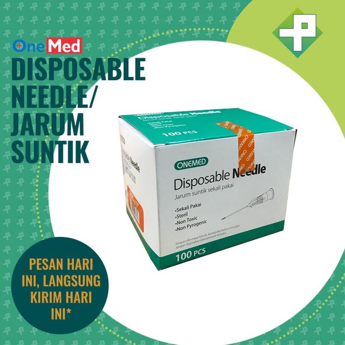 Gambar Disposable Needle 23 24 25 26 27 30 G 100's - 27G dari Pentalogy Medical undefined Tokopedia
