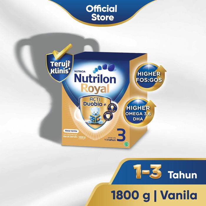 Gambar Nutrilon Royal 3 Vanila Susu Pertumbuhan Kemasan 1800gr dari kaos berkualitas murah undefined Tokopedia