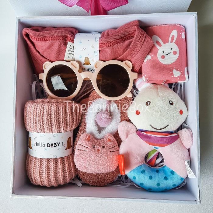 Gambar DX2 Hampers Bayi PREMIUM New Born Baby Gift Set Kado Lahiran BOY GIRL - Pink, Biasa dari thebonniebox undefined Tokopedia