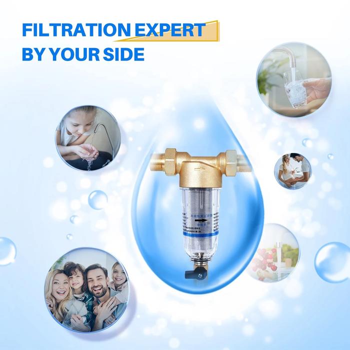 Gambar 40?M High-Efficiency Filtration Pre-Filter Tap Water Household Whole dari rapscallion undefined Tokopedia