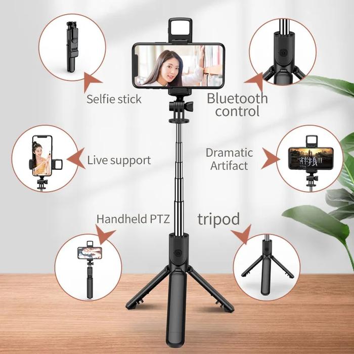 Gambar Live Streaming Mobile Phone Holder Selfie Stick Phone Holder Port dari Toko Syahru Fahru Roji undefined Tokopedia