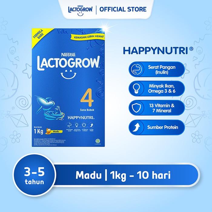 Gambar Lactogrow 4 Rasa Madu 1KG dari kaos berkualitas murah undefined Tokopedia