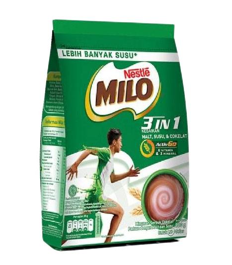 Gambar MILO 3 IN 1 ACTIV GO POUCH 790GR dari TIPTOP Online Store undefined Tokopedia