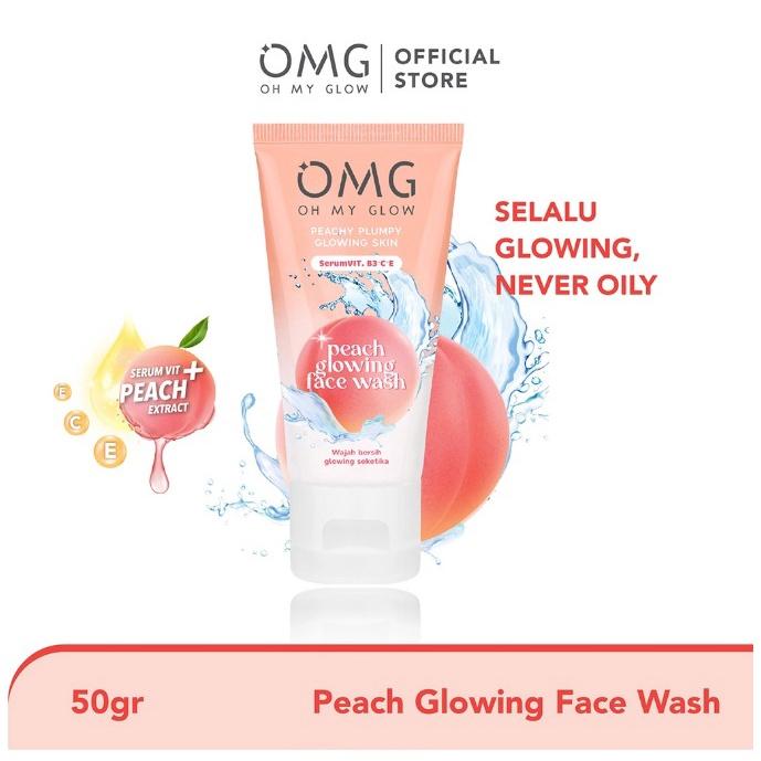 Gambar SORZKA  OMG OH MY GLOW PEACH GLOWING FACE WASH / TONER / CREAM - OMG FACE WASH dari SORZKA COSMETICS undefined Tokopedia