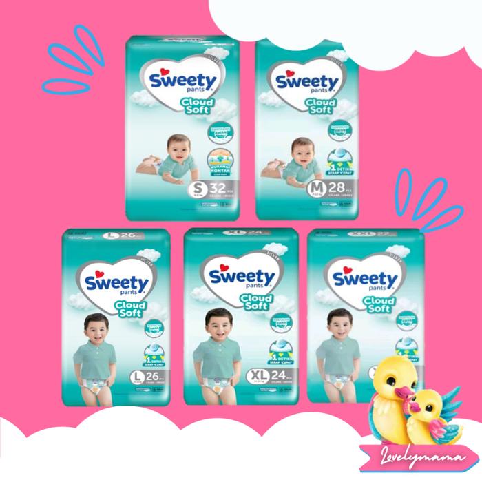 Gambar Sweety Silver cloud soft Pants S32 M28 L26 XL24 XXL22 / S 32 M 28 L 26 - Silver XXL 22 dari uzfah undefined Tokopedia